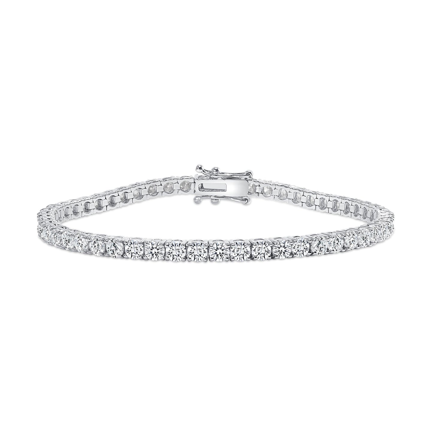 2.00ct Round Diamond Tennis Bracelet in 14K White Gold