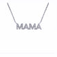 0.12ct Diamond ‘MAMA’ Pendant in 14K Yellow Gold